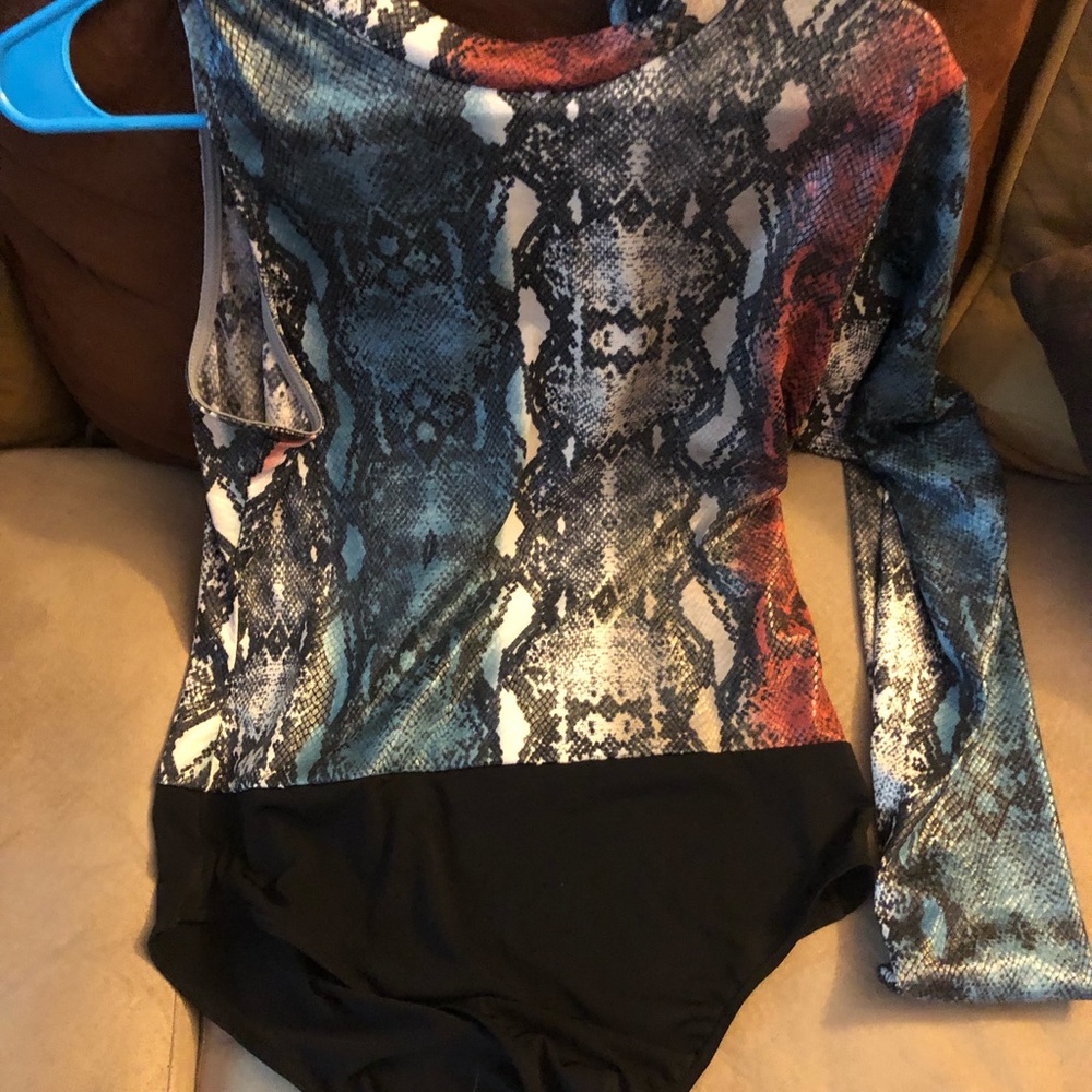 Snake one sleeve Bodysuit